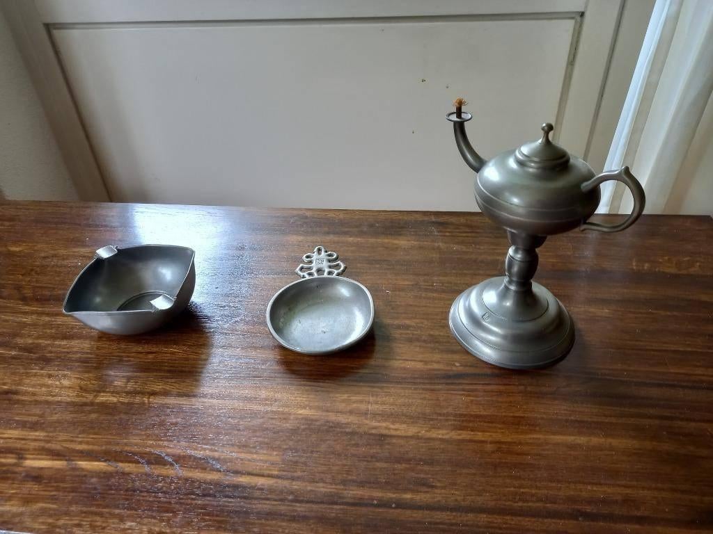 Tinnen setje., Antiek en Kunst, Antiek | Tin, Ophalen