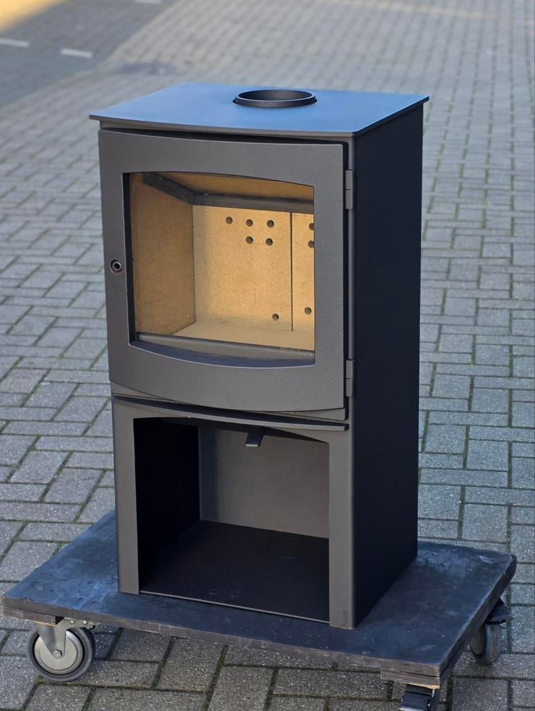 Houtkachel Dik Geurts Ivar 5 store nieuw voorbeeld foto, Ophalen of Verzenden, Vrijstaand, Hout, Nieuw