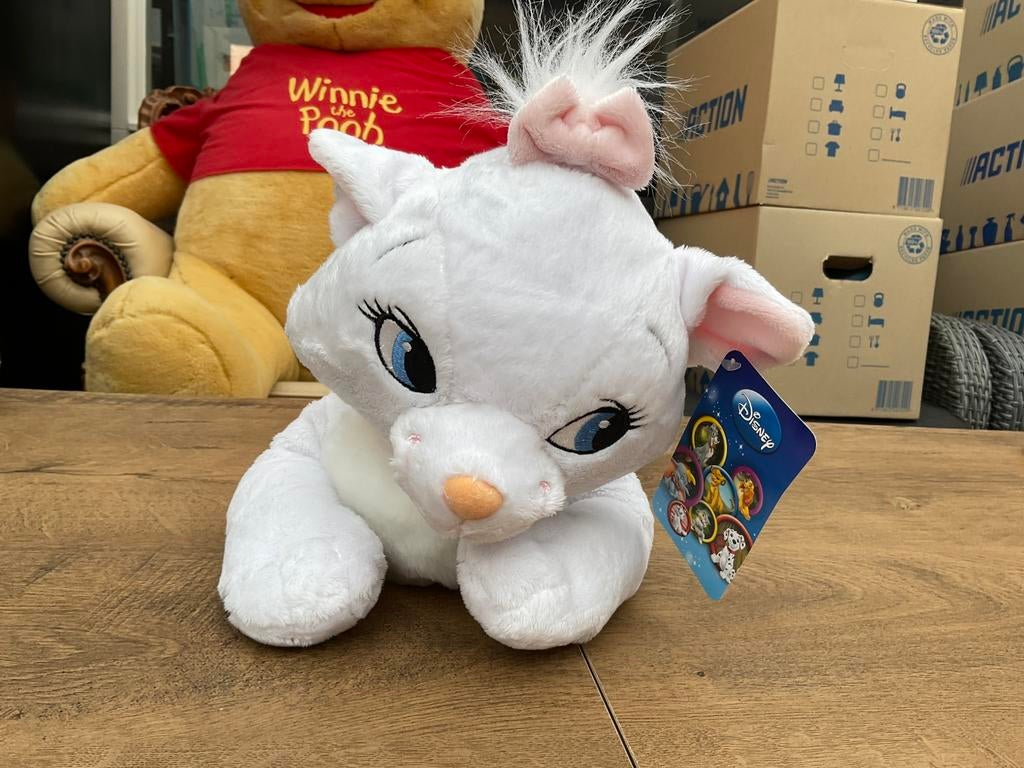 Nieuwe grote Disney Marie Aristocats knuffel 40cm, Ophalen, Overige figuren, Nieuw, Knuffel