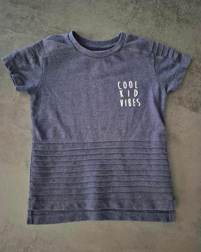 Primark shirt blauw 104 korte mouwen, Ophalen of Verzenden, Zo goed als nieuw, Jongen