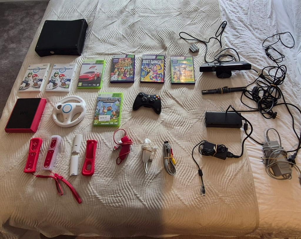 Nintendo Wii Mini en een Xbox 360. enz zie alle foto's, Spelcomputers en Games, Ophalen, Gebruikt