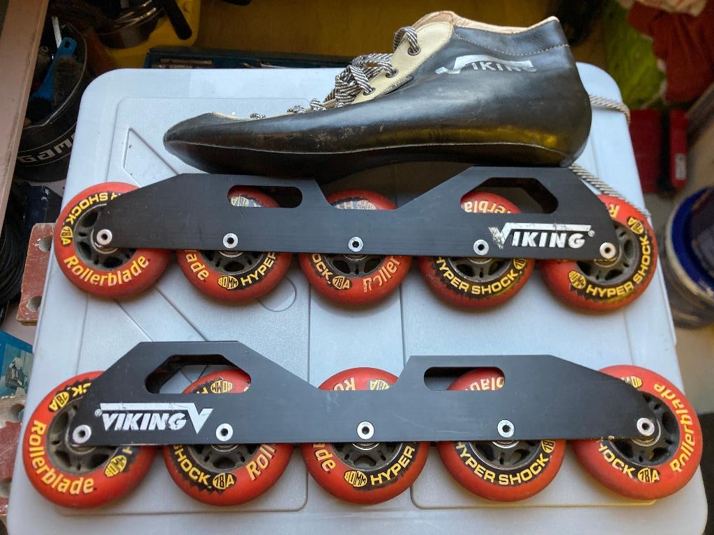 Viking skeelers (inline 5), Sport en Fitness, Skeelers, Ophalen, Zo goed als nieuw, Inline skates 5 wielen