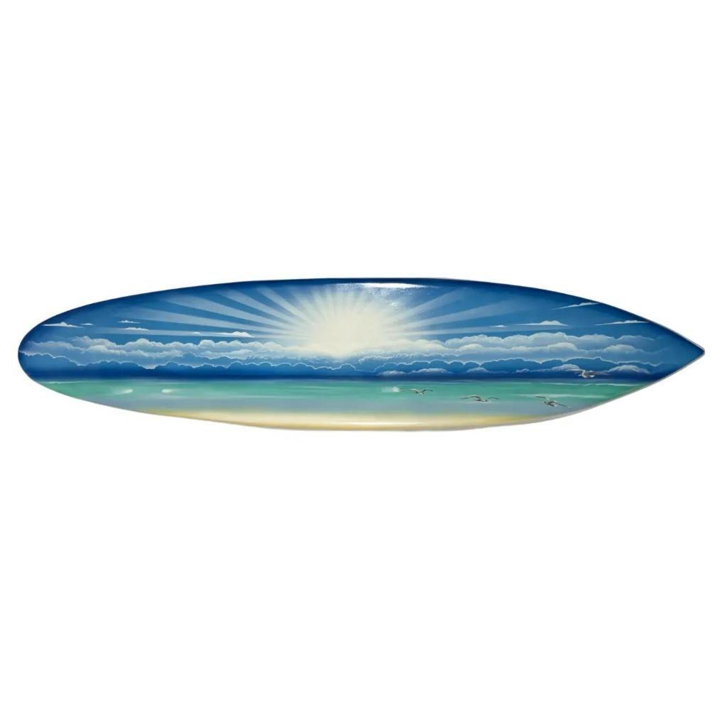 Ocean Sunrise - Surfboard Decoratie Surfplank 150 cm Hout, -, -, Nieuw, Ophalen of Verzenden