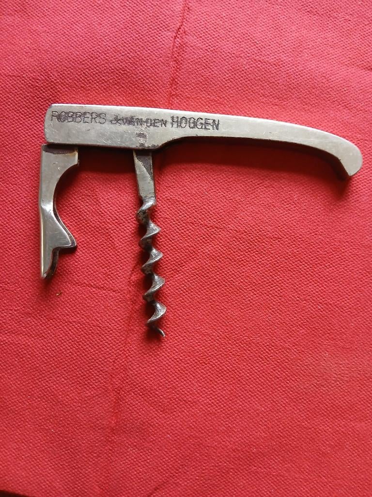 Oude kurkentrekker, van Robbers & van den Hoogen ,, Ophalen of Verzenden, Rvs of Chroom