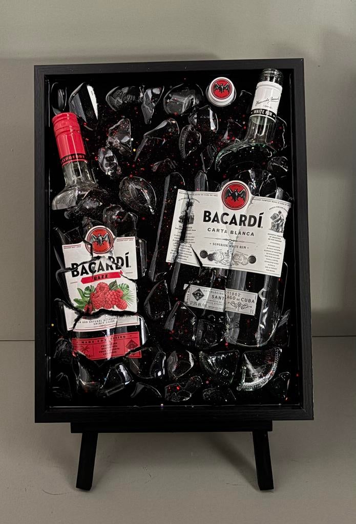 Epoxy bacardi schilderij, Ophalen of Verzenden