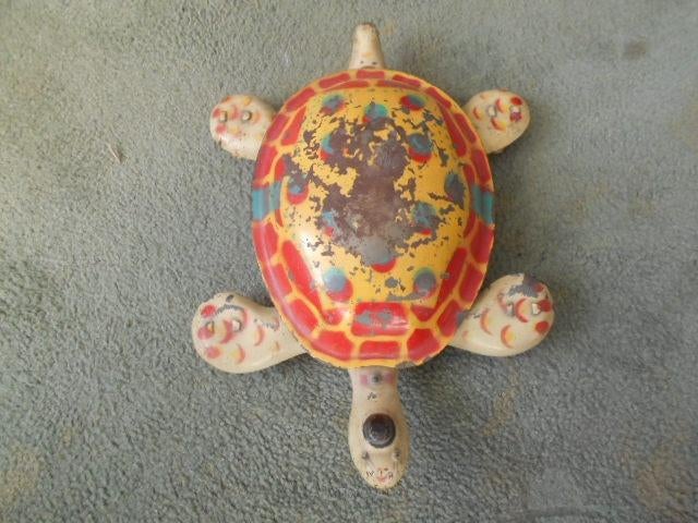 i am the mobo toy toise schildpad çolour  full //staal blik, Antiek en Kunst, Antiek | Speelgoed, Ophalen