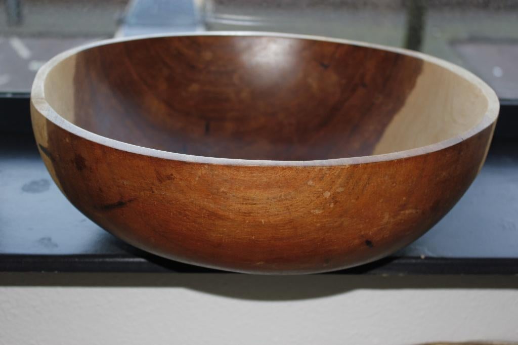 grote houten afrikaanse schaal, Huis en Inrichting, Woonaccessoires | Schalen en Manden, Ophalen, Gebruikt, Schaal, Ovaal
