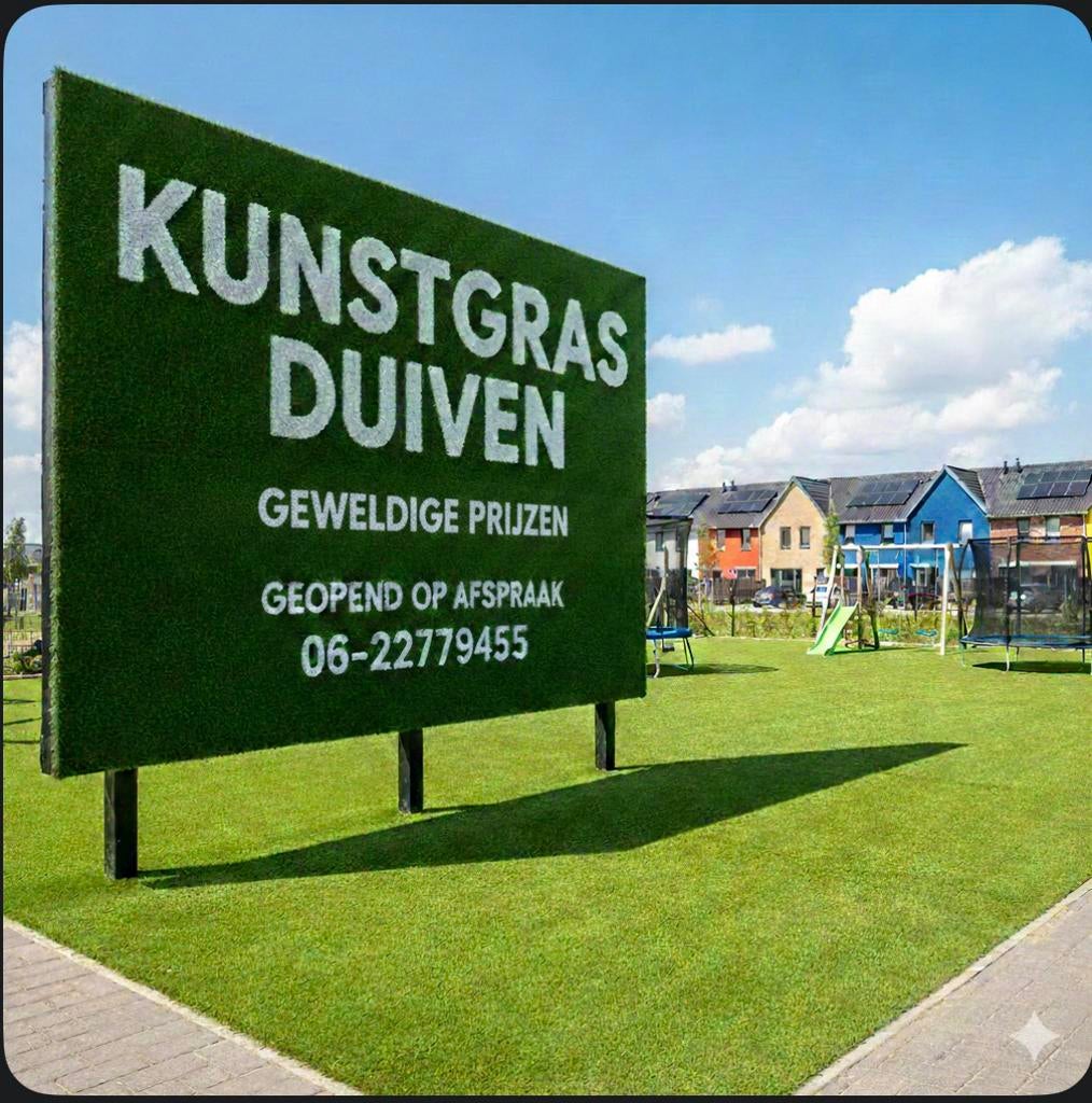 Zacht kunstgras met valdemping, Tuin en Terras, Gras en Kunstgras, Ophalen of Verzenden, Nieuw