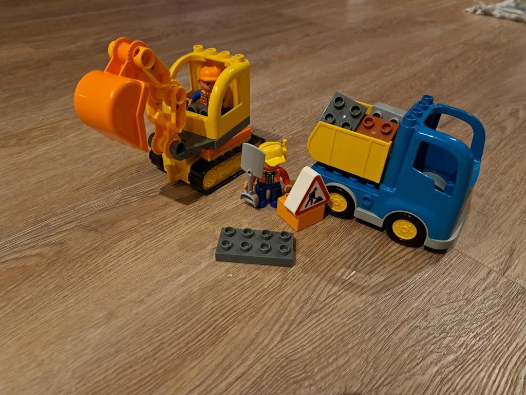 Lego Duplo Bouwplaats Set, Kinderen en Baby's, Speelgoed | Duplo en Lego, Ophalen, Gebruikt, Complete set, Duplo