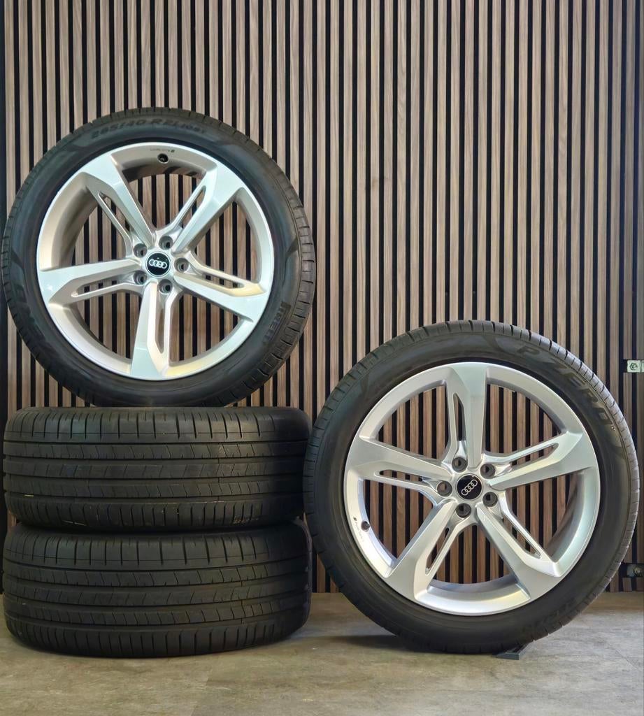 Nette 21" Orig. Q7 Q8 AUDI Sport velgen GOEDE Banden 5x112, Ophalen, Audi, Gebruikt, 285 mm
