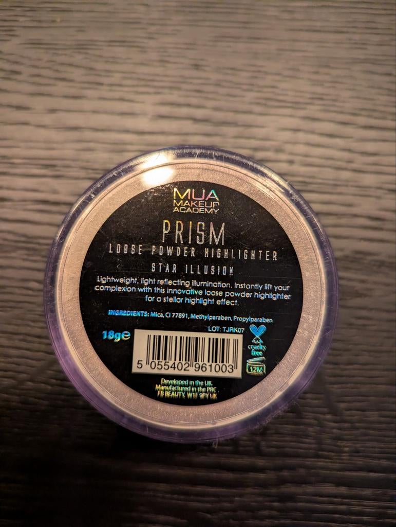 MUA Prism Loose Powder Highlighter - Nieuw, Ophalen, Overige kleuren, Gehele gezicht, Nieuw