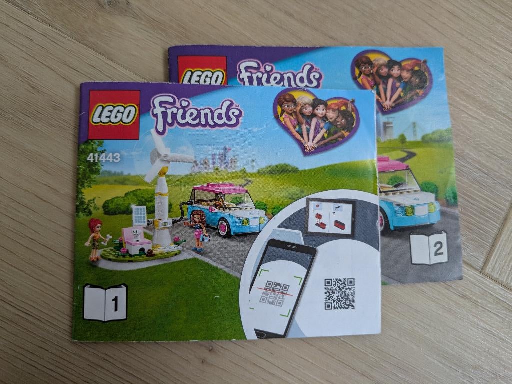 Lego friends 41443 Elektrische auto, Ophalen of Verzenden, Zo goed als nieuw, Complete set, Lego