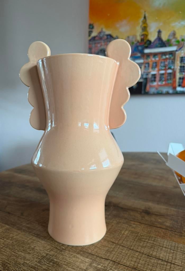 Vaas Urban nature culture “circulo” pumpkin, Ophalen of Verzenden, Zo goed als nieuw, Aardewerk of Porselein, Minder dan 50 cm