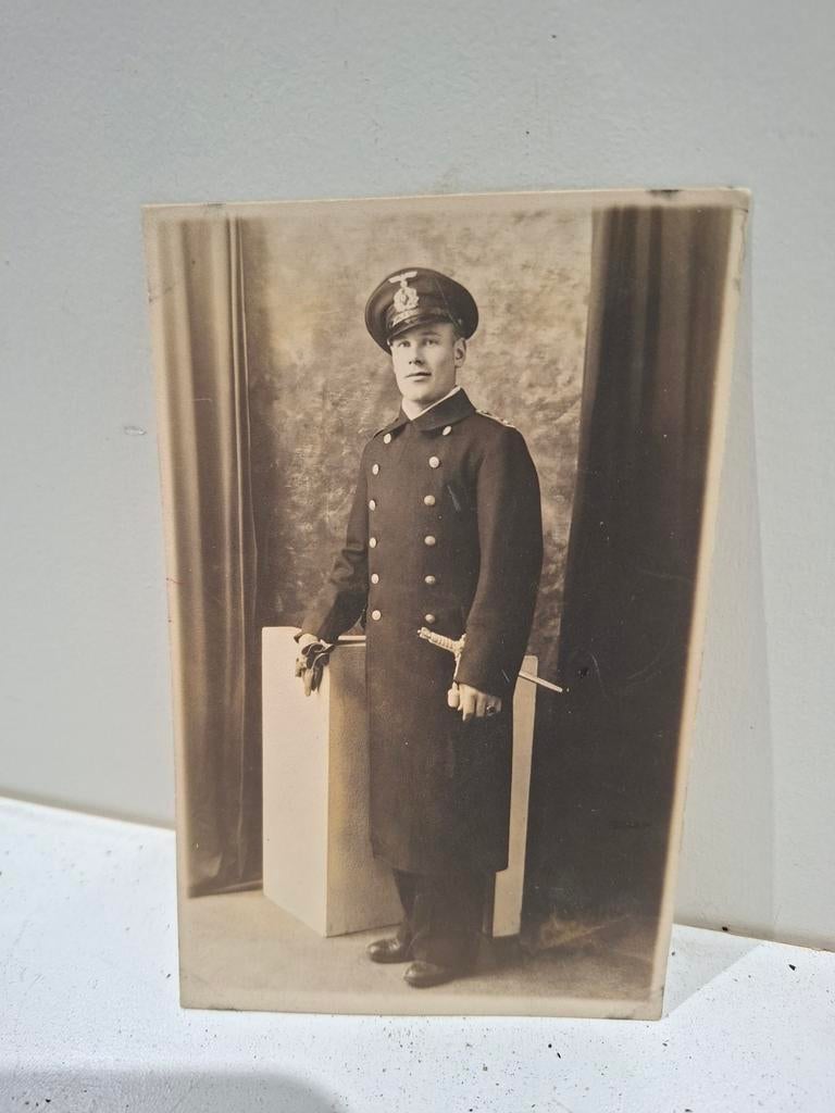 Kriegsmarine foto postkaart, Verzamelen, ., Ophalen of Verzenden, Duitsland, .