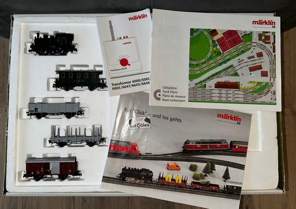 Complete startset 29216 Marklin Switzerland + extra’s, Wisselstroom, Ophalen of Verzenden, Märklin, Gebruikt