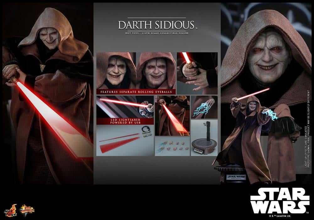 Hot Toys MMS745 Star Wars Revenge Of The Sith Darth Sidious, West Campus 1 76863 Herxheim (DE), Heo GmbH, Nieuw, Ophalen of Verzenden