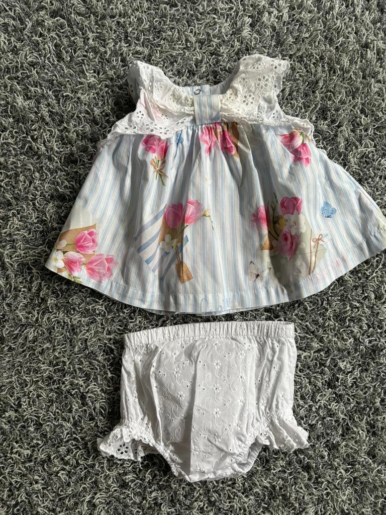 Lapin house jurkje met bijpassend broekje maat 74, Ophalen of Verzenden, Zo goed als nieuw, Meisje, Jurkje of Rokje