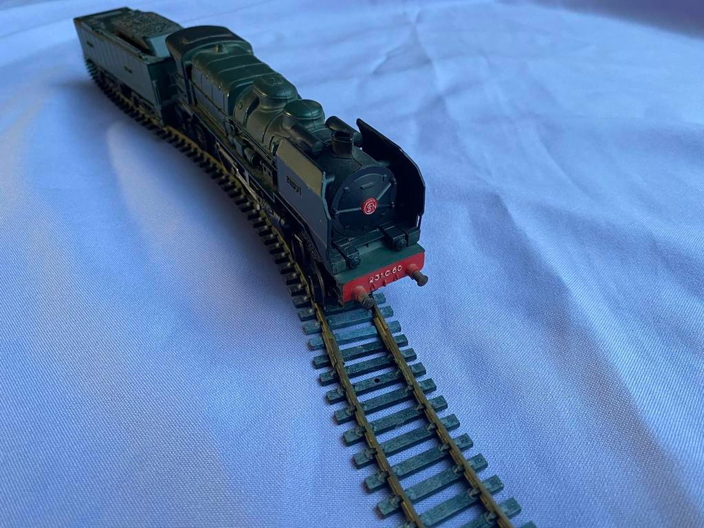 Jouef SNCF 231G6O Stoomlocomotief HO 2-rail, Gebruikt, Jouef, Ophalen of Verzenden, Analoog