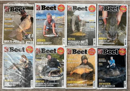 8 x Beet Vismagazine, Ophalen of Verzenden, Zo goed als nieuw, Boek of Tijdschrift