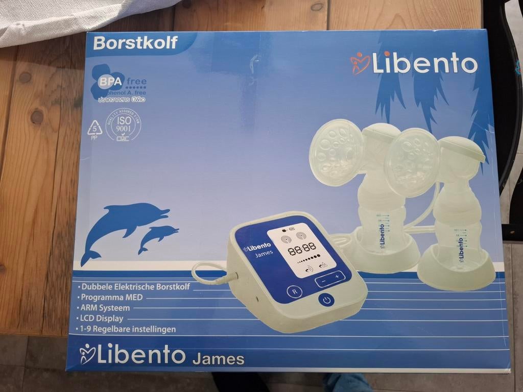 Libento James Dubbele Elektrische Borstkolf, Ophalen of Verzenden, Zo goed als nieuw, Borstkolf