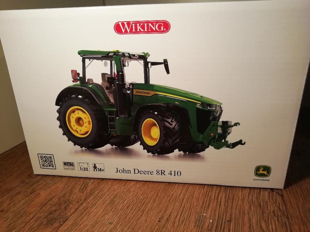 Te koop Wiking John Deere 8R410., Ophalen of Verzenden, Nieuw, Tractor of Landbouw, Overige merken