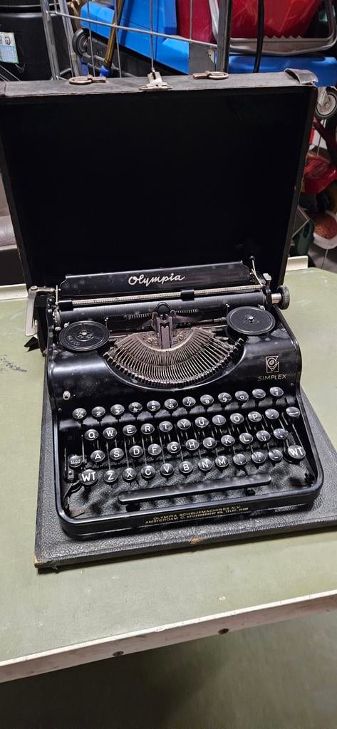 Antieke schrijfmachine Olympia, Diversen, Typemachines, Gebruikt, Ophalen
