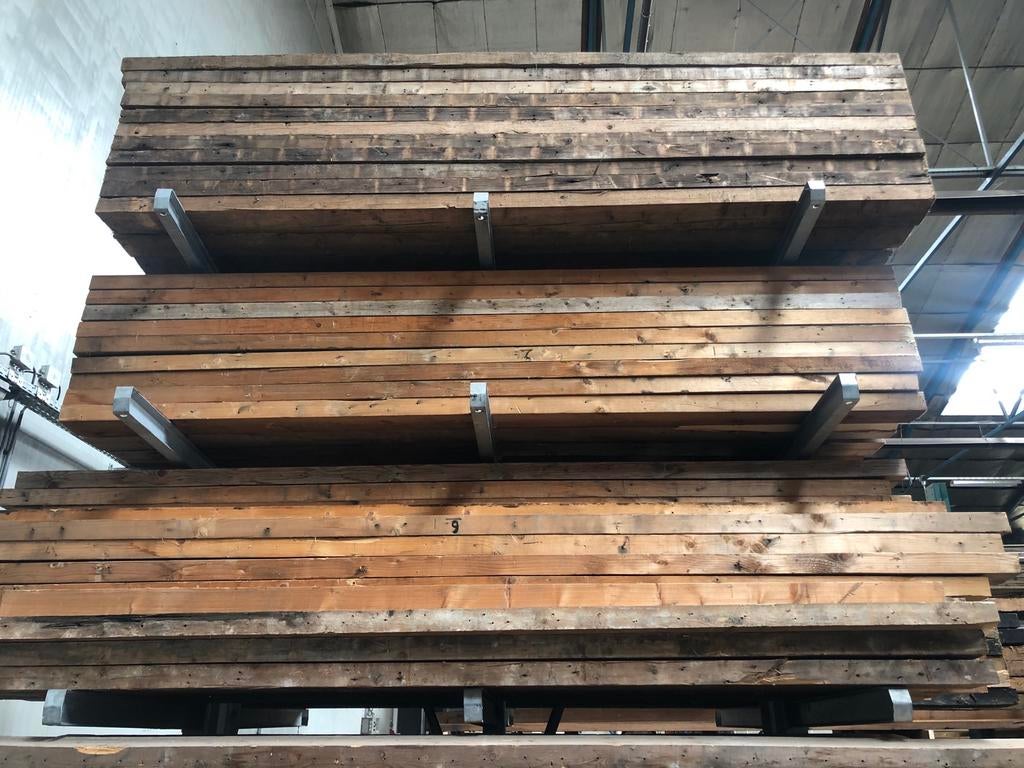 7x17 Balkhout, gordingen, Doe-het-zelf en Verbouw, Hout en Planken, Ophalen, Gebruikt, Balk, Vuren