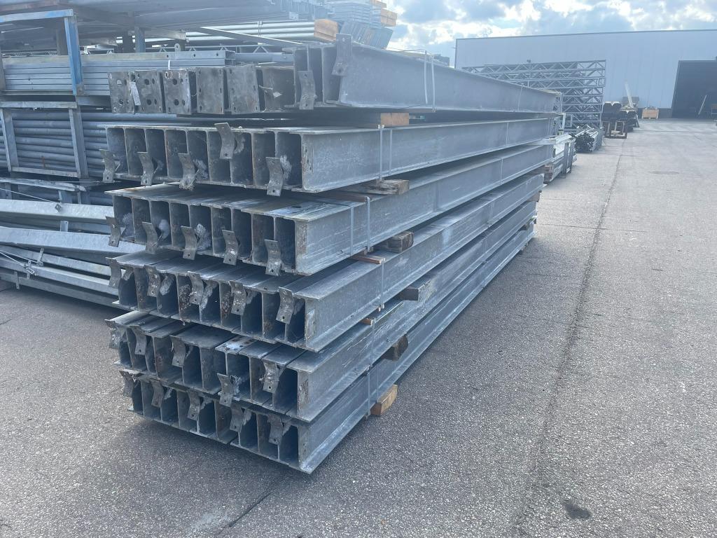Stalen IPE 180 binten | Lengte: 4.60 meter | Gegalvaniseerd, Ophalen of Verzenden, Gebruikt, IJzer