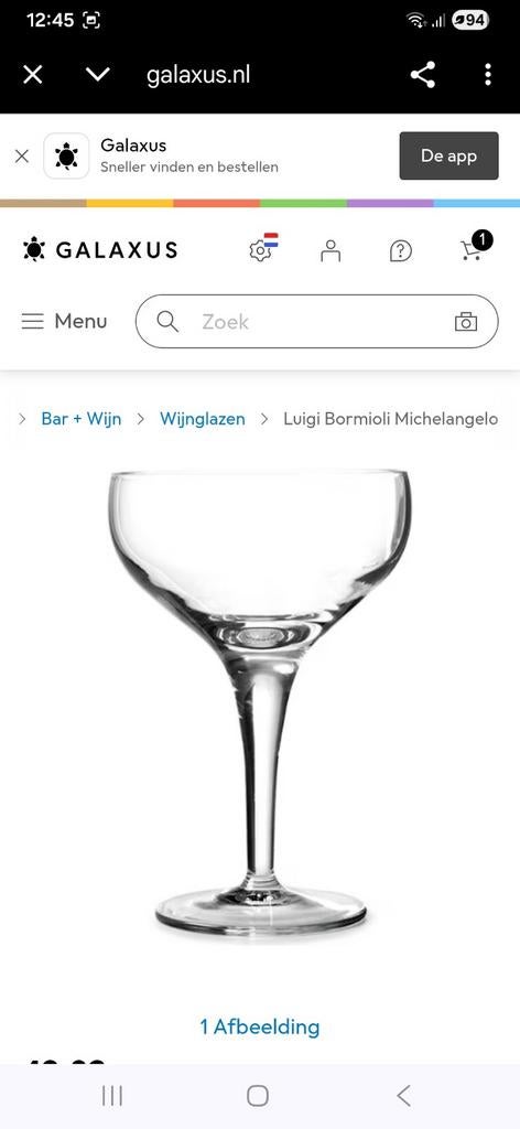 Kristal champagneglas 8 stuks, Ophalen of Verzenden, Nieuw, Overige typen