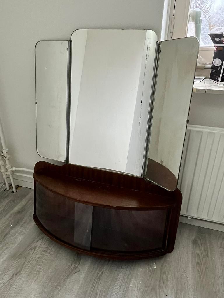 Antieke spiegelkast, Ophalen, Rechthoekig