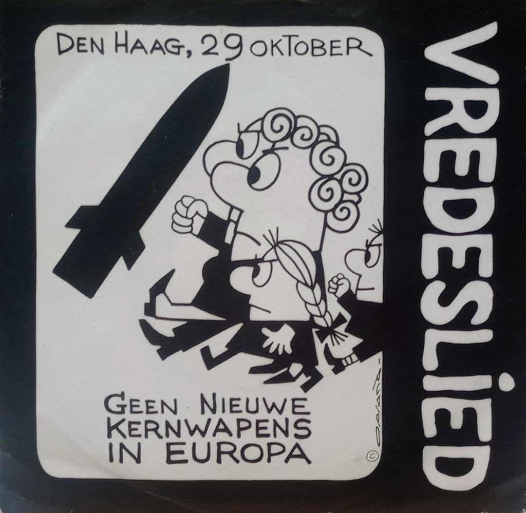 Vredeslied met Nellie Frijda, Gebruikt, 7 inch, Single, Ophalen of Verzenden