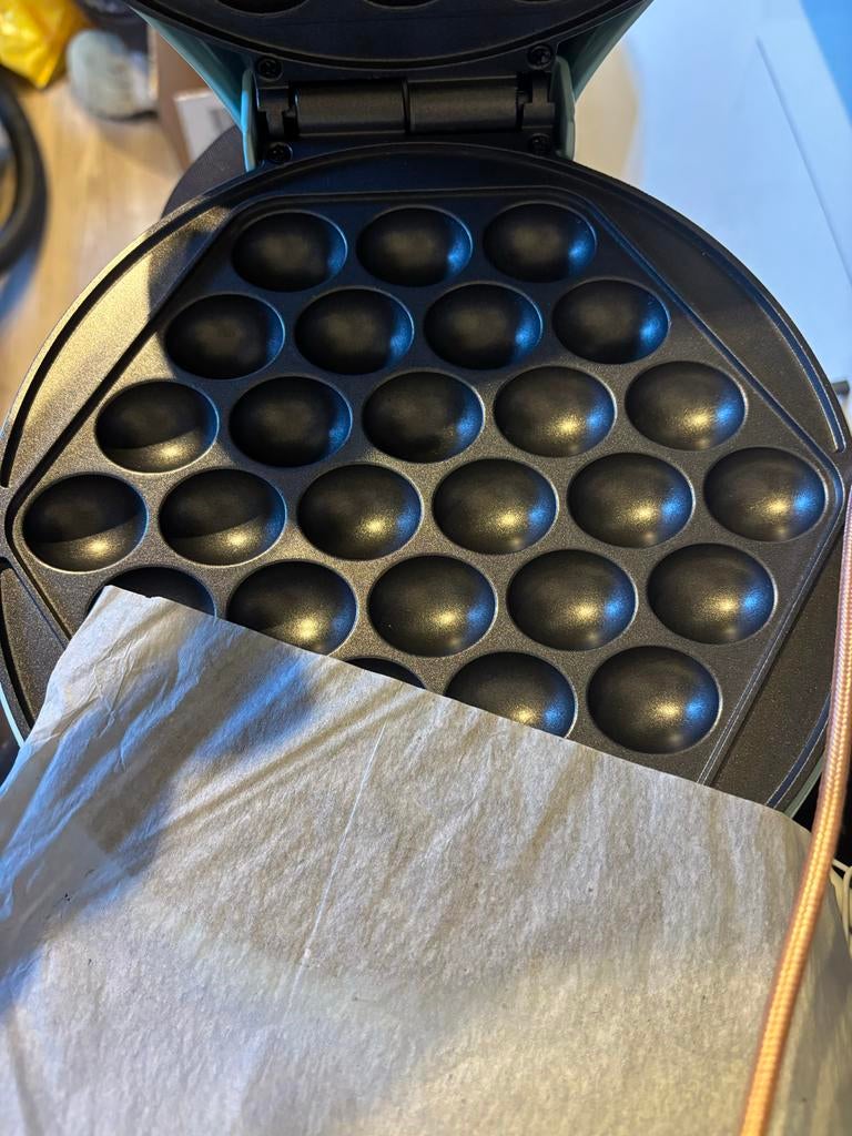 Bubbel Wafel Machine - Mini Wafels Bakken!, Witgoed en Apparatuur, Wafelijzers, Zo goed als nieuw, Ophalen of Verzenden