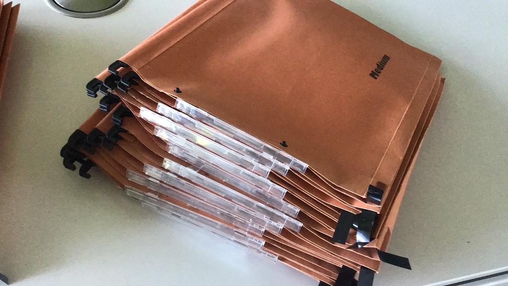 Hangmappen oranje U bodem, Diversen, Schrijfwaren, Ophalen of Verzenden, Nieuw