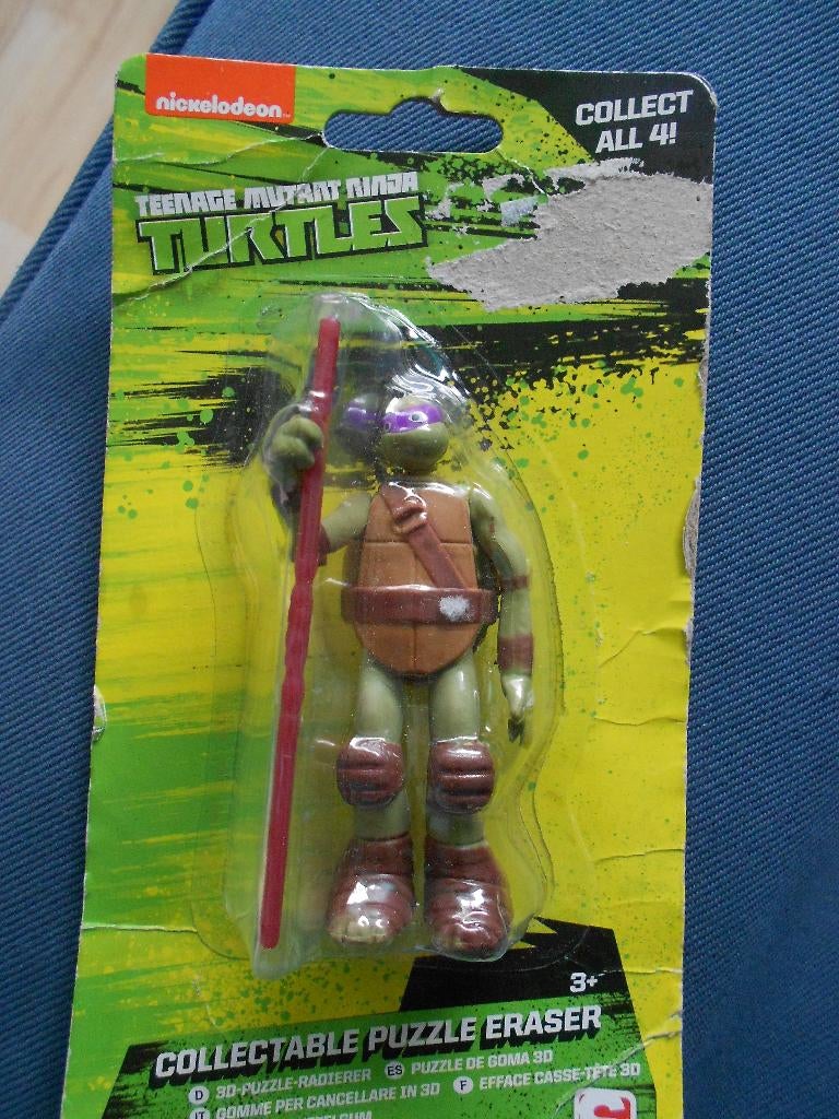 Nickeledeon teenage mutant ninja Turtles Donatello 3D gum, Verzamelen, Ophalen, Zo goed als nieuw
