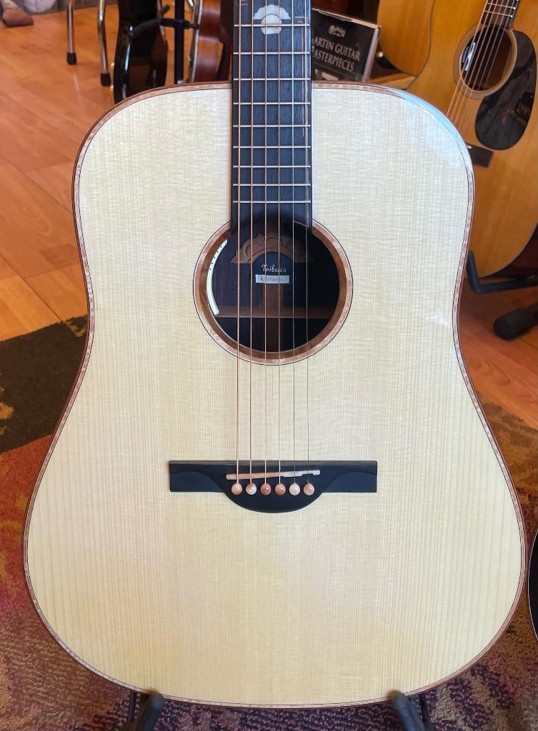 Merida Tribecca Dreadnought, Ophalen, Nieuw, Western- of Steelstringgitaar, Met koffer