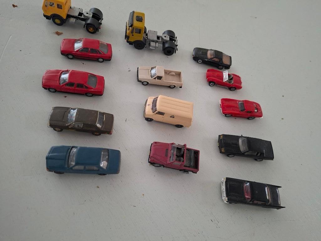 H0 modellen – Wiking & Monogram – jaren ’80 (BMW, VW & USA), Hobby en Vrije tijd, Modelauto's | 1:87, Ophalen of Verzenden, Gebruikt