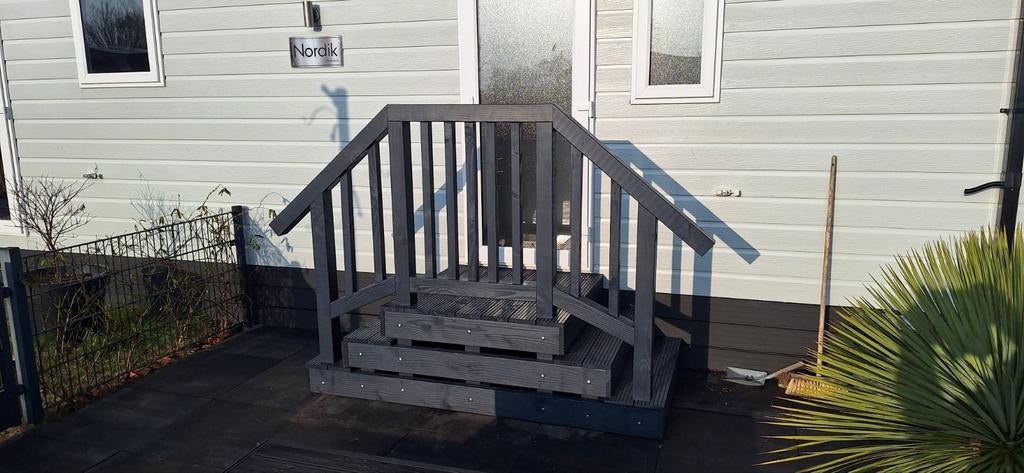 Opstap Chalet, Pipowagen, Recreatiewoning, Trap, Ladder, Ophalen of Verzenden