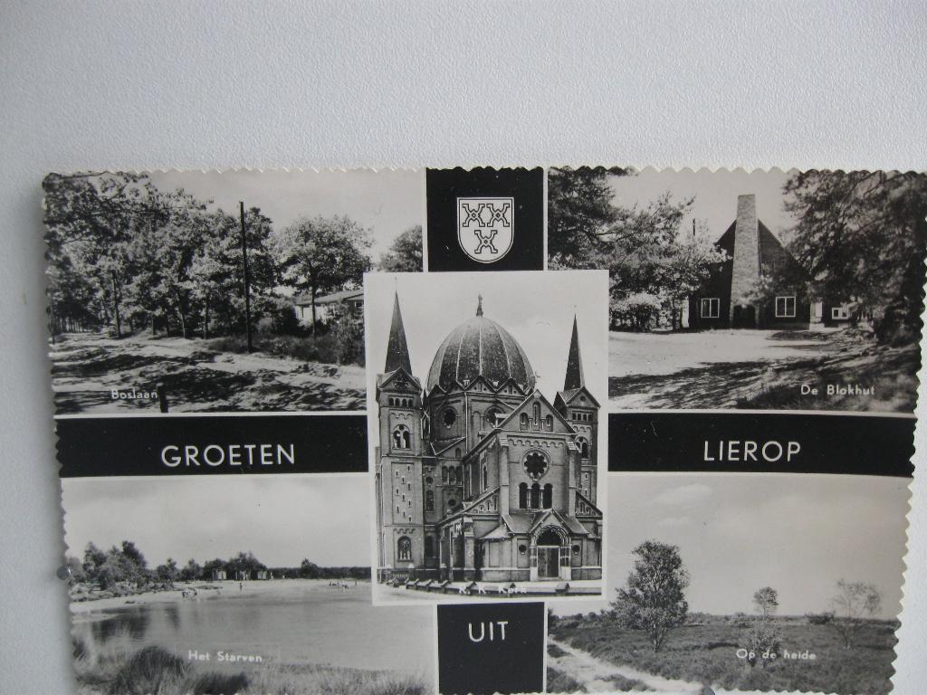 9168 Lierop, groeten uit, 1960, Verzamelen, Ophalen of Verzenden, 1940 tot 1960