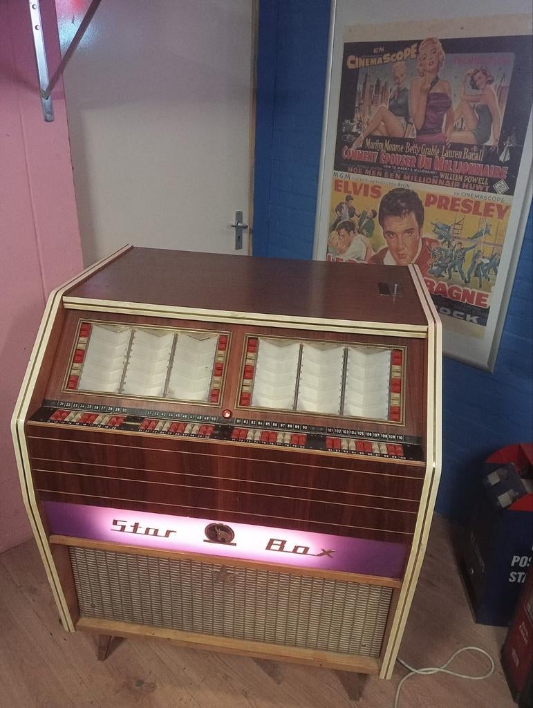 Jukebox Starbox Böck automaten, Ophalen, Gebruikt, 1960 tot 1970, Ami