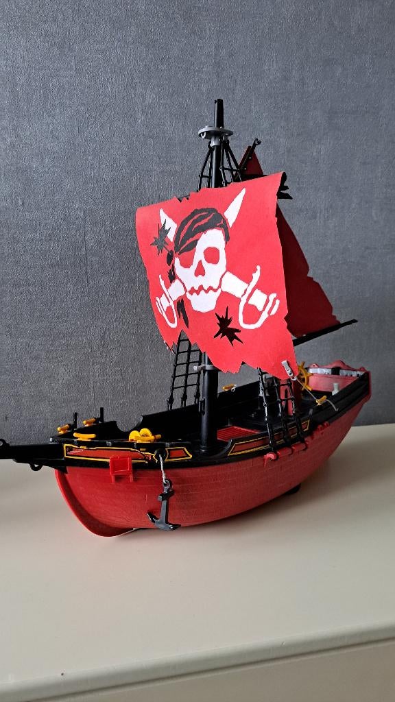 Playmobil piratenboot, Ophalen, Zo goed als nieuw, Los playmobil