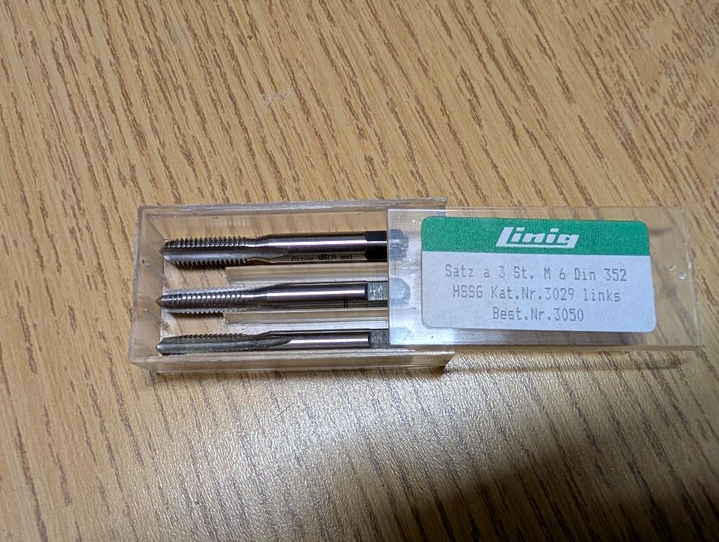Tap, setje M6 Links, merk Linig, Ophalen of Verzenden, Nieuw, Groter dan 1:32