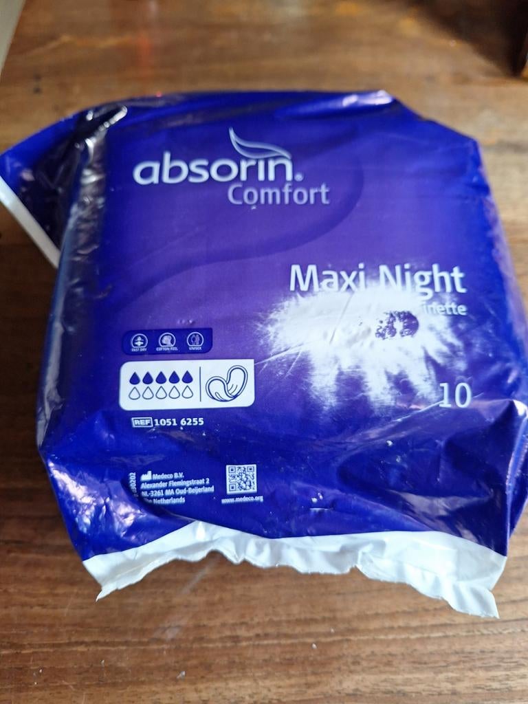 Incontinentie  materiaal, Ophalen, Nieuw