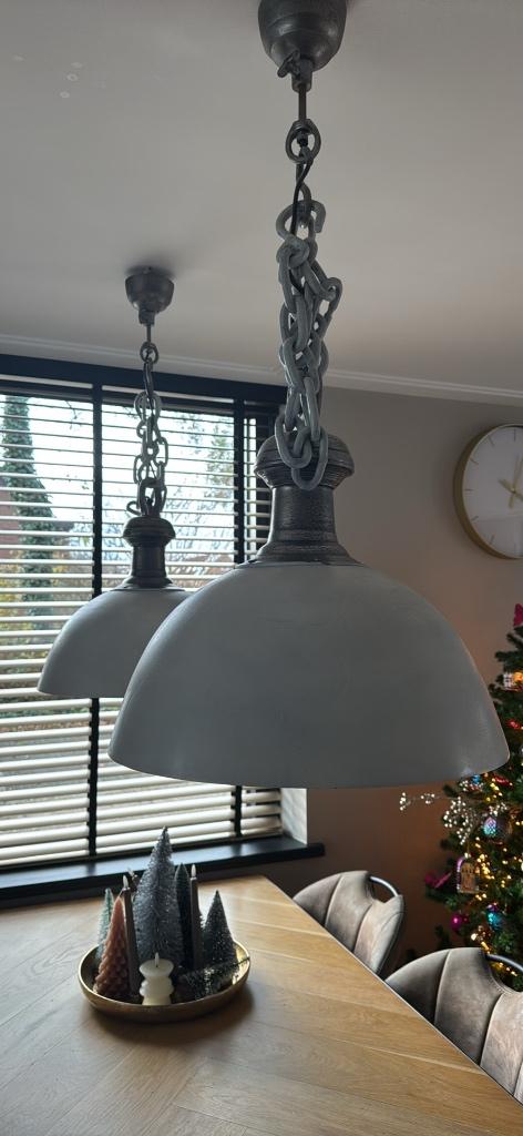 Hang lamp, Ophalen, Gebruikt, Metaal, Minder dan 50 cm