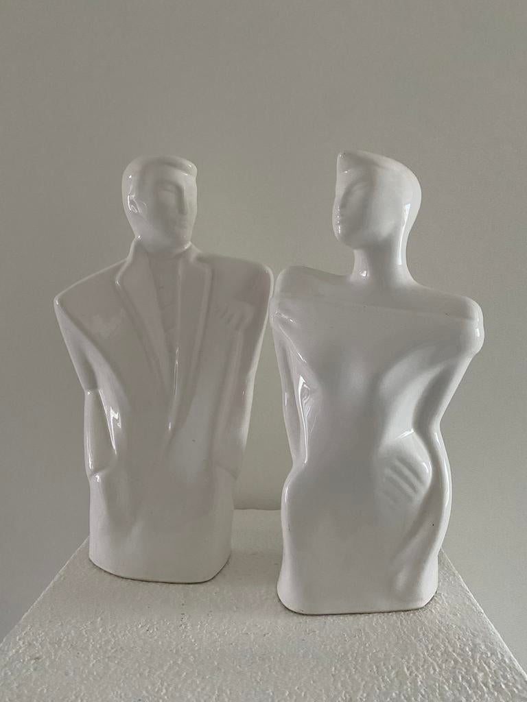 Rick en Rachel, Lindsay B. Blakweill keramieken beelden, Ophalen of Verzenden