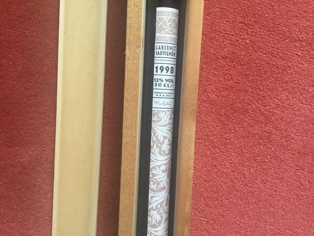 1 meter wijn Cabernet Sauvignon 1998, Frankrijk, Nieuw, Ophalen of Verzenden, Rode wijn