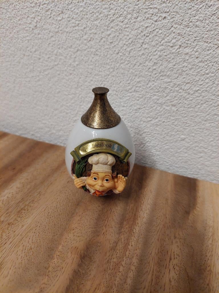 Efteling: Laaf Kruidenpotje Bieslook, Verzamelen, Efteling, Gebruikt, Beeldje of Poppetje, Ophalen of Verzenden