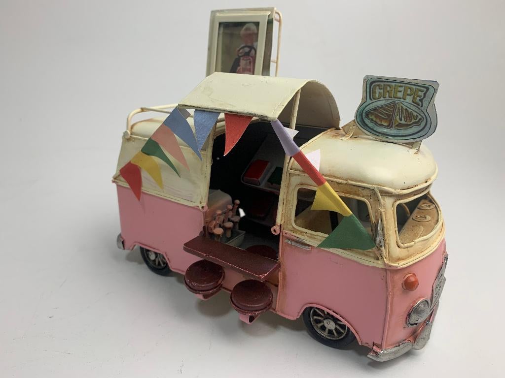 Retro Foodtruck Crepe Roze, Ophalen of Verzenden, Nieuw
