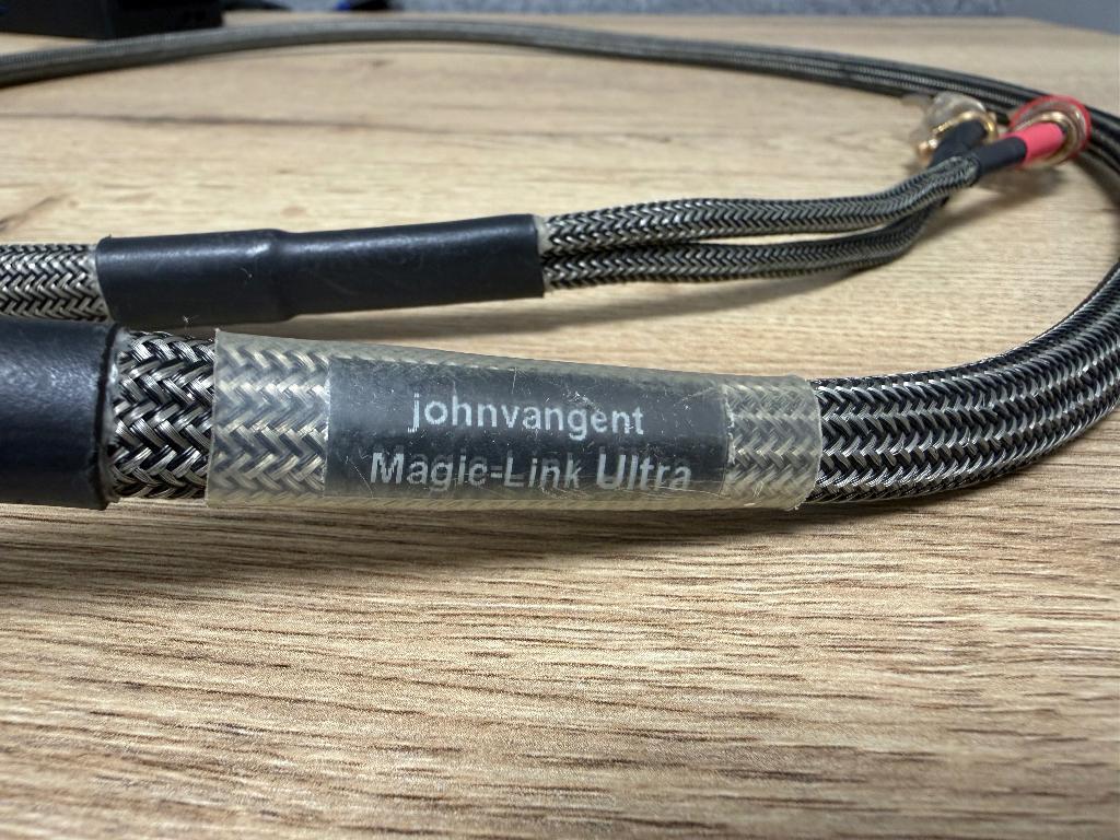 John van Gent Magic-Link Ultra - luidsprekerkabels, Ophalen of Verzenden, Gebruikt, Minder dan 2 meter, Luidsprekerkabel