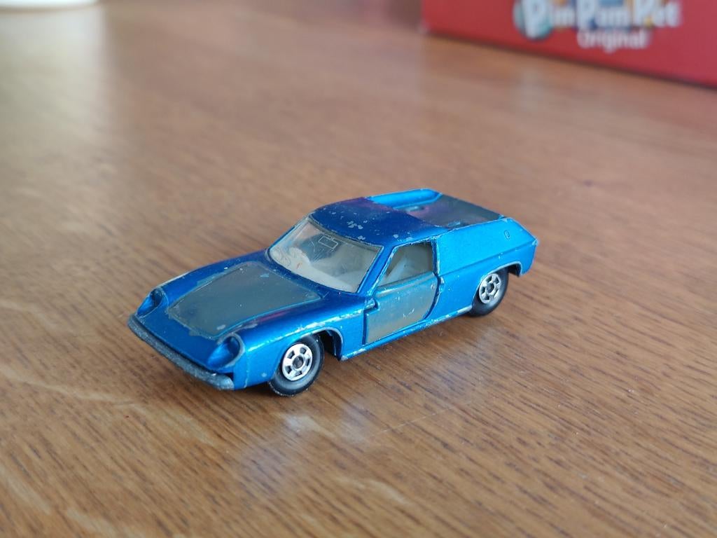 Matchbox Lotus Europa BLAUW, Ophalen of Verzenden, Auto