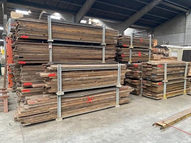 Steigerhout, Doe-het-zelf en Verbouw, Hout en Planken, Ophalen, Gebruikt, 25 tot 50 mm, 250 tot 300 cm